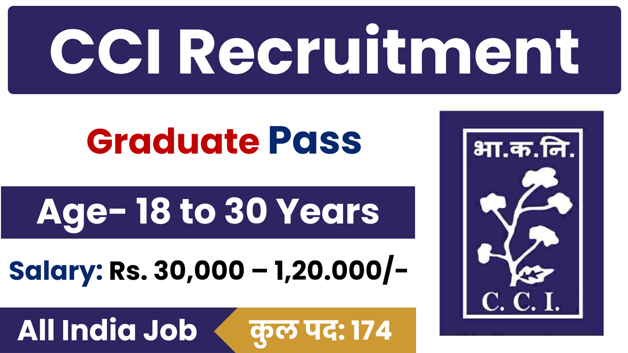 Cotton Corporation of India Recruitment